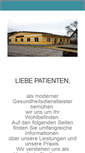 Mobile Screenshot of praxis-temmler.de